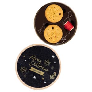 Biscuits publicitaires Boules de Noël